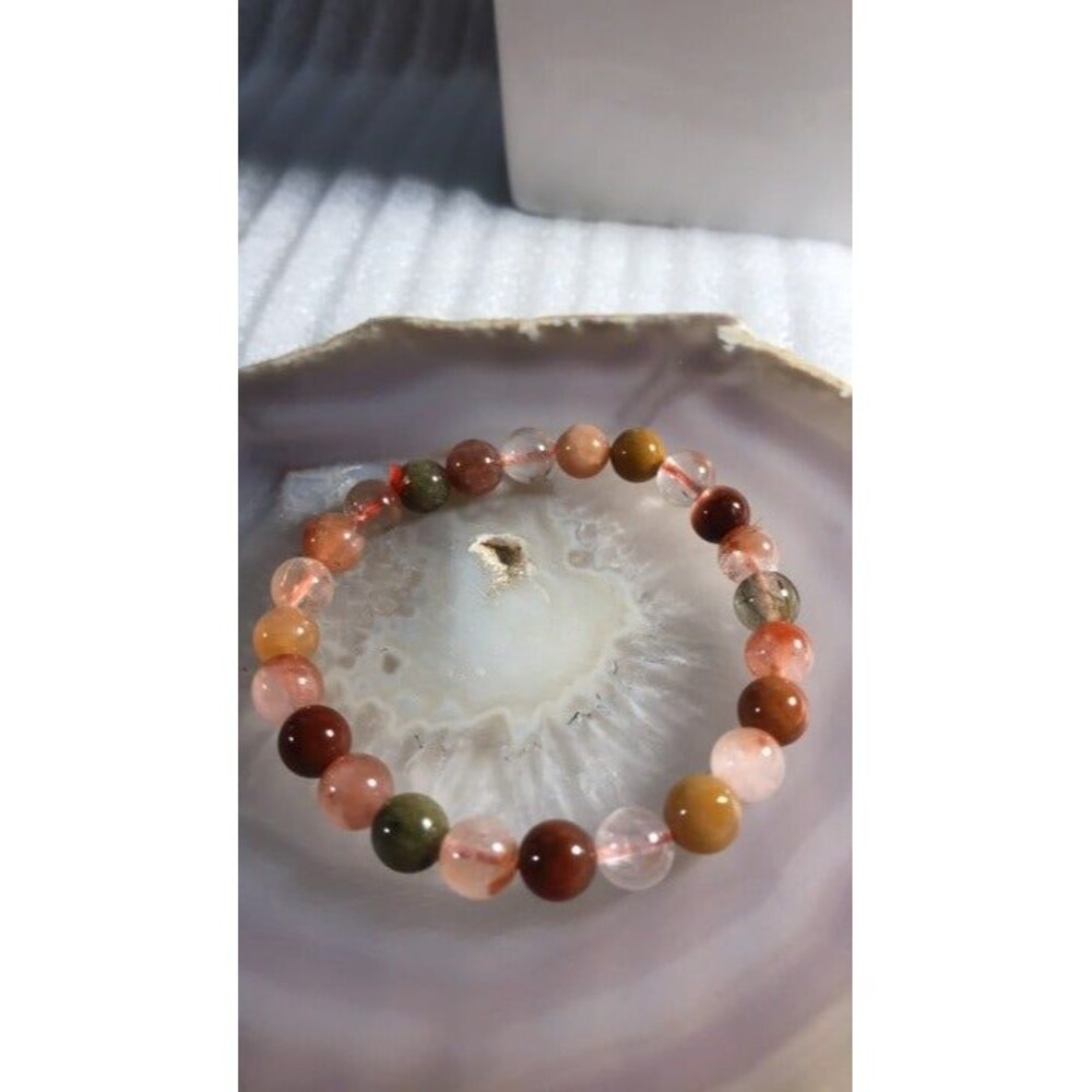 Fukurokuju Beaded Stretch Bracelet